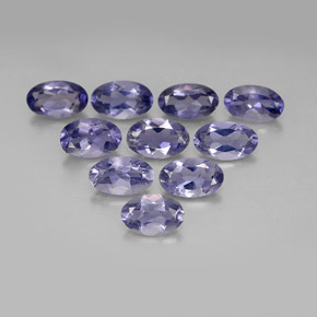  ct natürliche blauer Iolith-Edelsteine, Oval Schliff, VS
