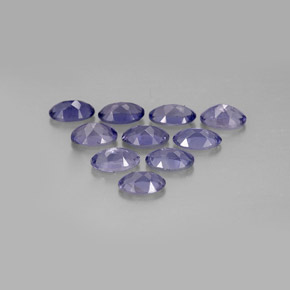 ct natürliche blauer Iolith-Edelsteine, Oval Schliff, VS