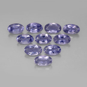  ct natürliche blauer Iolith-Edelsteine, Oval Schliff, VS