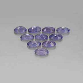  ct natürliche blauer Iolith-Edelsteine, Oval Schliff, VS