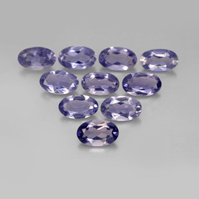  ct natürliche blauer Iolith-Edelsteine, Oval Schliff, VS