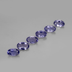  ct natürliche blauer Iolith-Edelsteine, Oval Schliff, VS