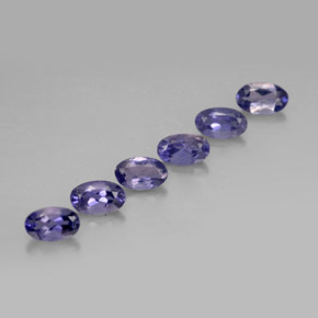  ct natürliche blauer Iolith-Edelsteine, Oval Schliff, VS