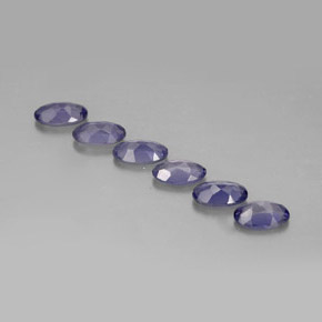  ct natürliche blauer Iolith-Edelsteine, Oval Schliff, VS