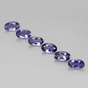  ct natürliche blauer Iolith-Edelsteine, Oval Schliff, VS