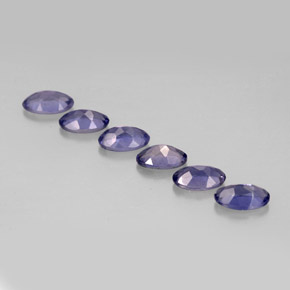  ct natürliche blauer Iolith-Edelsteine, Oval Schliff, VS