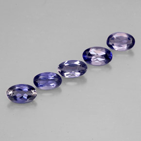  ct natürliche blauer Iolith-Edelsteine, Oval Schliff, VS