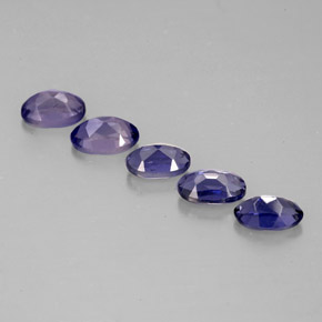  ct natürliche blauer Iolith-Edelsteine, Oval Schliff, VS