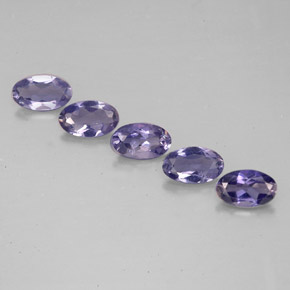  ct natürliche violett-blau Iolith-Edelsteine, Oval Schliff, VS