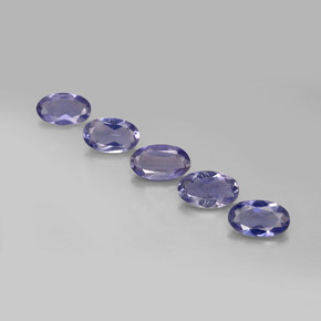  ct natürliche blauer Iolith-Edelsteine, Oval Schliff, VS