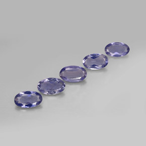  ct natürliche blauer Iolith-Edelsteine, Oval Schliff, VS