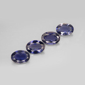  ct natürliche blauer Iolith-Edelsteine, Oval Schliff, VS