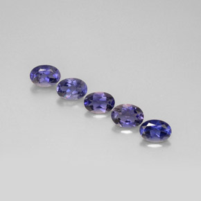  ct natürliche blauer Iolith-Edelsteine, Oval Schliff, VS
