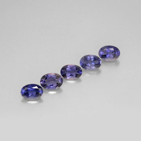  ct natürliche blauer Iolith-Edelsteine, Oval Schliff, VS
