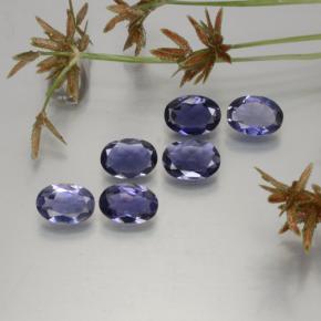  ct natürliche blauer Iolith-Edelsteine, Oval Schliff, VS