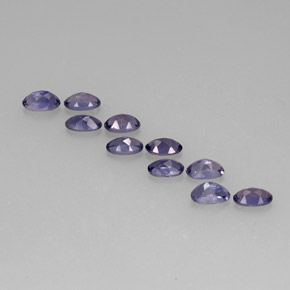  ct natürliche blauer Iolith-Edelsteine, Oval Schliff, VS