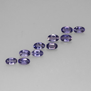  ct natürliche violett-blau Iolith-Edelsteine, Oval Schliff, VS