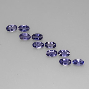  ct natürliche blauer Iolith-Edelsteine, Oval Schliff, VS