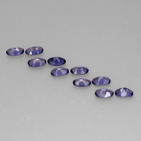  ct natürliche blauer Iolith-Edelsteine, Oval Schliff, VS