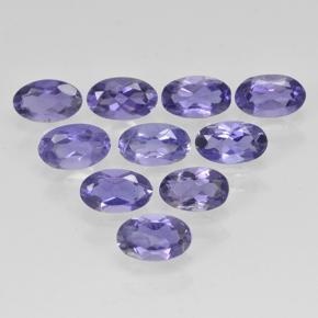 2,03 ct natürliche blauer Iolith-Edelsteine, Oval Schliff, VS
