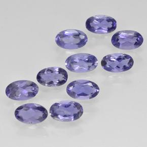 2,03 ct natürliche blauer Iolith-Edelsteine, Oval Schliff, VS