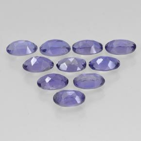 2,03 ct natürliche blauer Iolith-Edelsteine, Oval Schliff, VS