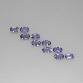  ct natürliche blauer Iolith-Edelsteine, Oval Schliff, VS