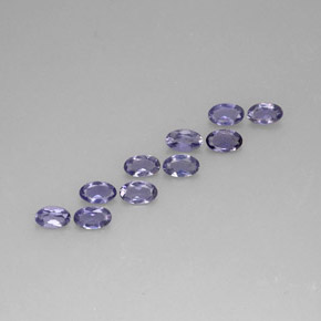  ct natürliche blauer Iolith-Edelsteine, Oval Schliff, VS