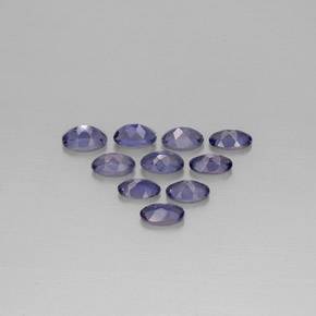  ct natürliche blauer Iolith-Edelsteine, Oval Schliff, VS