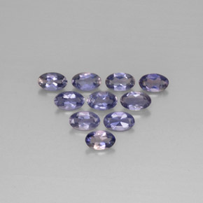  ct natürliche blauer Iolith-Edelsteine, Oval Schliff, VS