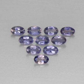  ct natürliche blauer Iolith-Edelsteine, Oval Schliff, VS