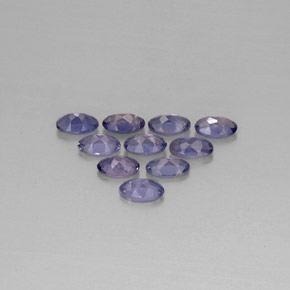  ct natürliche blauer Iolith-Edelsteine, Oval Schliff, VS