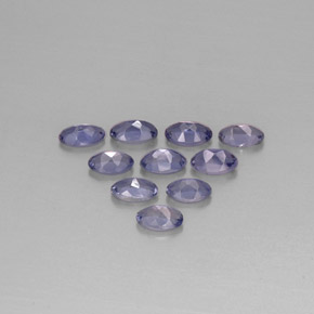  ct natürliche violett-blau Iolith-Edelsteine, Oval Schliff, VS