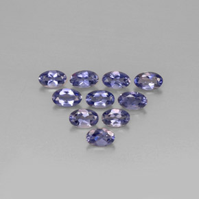  ct natürliche blauer Iolith-Edelsteine, Oval Schliff, VS