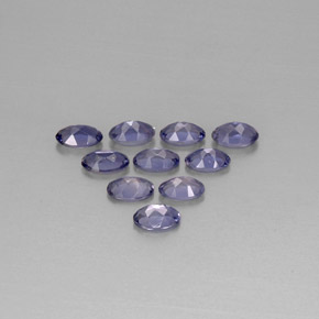  ct natürliche blauer Iolith-Edelsteine, Oval Schliff, VS