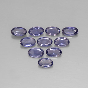  ct natürliche blauer Iolith-Edelsteine, Oval Schliff, VS