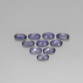  ct natürliche blauer Iolith-Edelsteine, Oval Schliff, VS