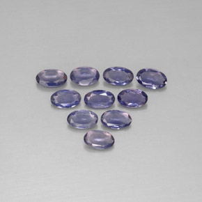  ct natürliche blauer Iolith-Edelsteine, Oval Schliff, VS
