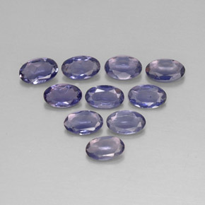  ct natürliche blauer Iolith-Edelsteine, Oval Schliff, VS