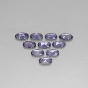  ct natürliche blauer Iolith-Edelsteine, Oval Schliff, VS
