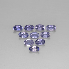  ct natürliche blauer Iolith-Edelsteine, Oval Schliff, VS