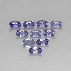  ct natürliche blauer Iolith-Edelsteine, Oval Schliff, VS