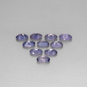  ct natürliche blauer Iolith-Edelsteine, Oval Schliff, VS