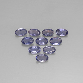  ct natürliche blauer Iolith-Edelsteine, Oval Schliff, VS