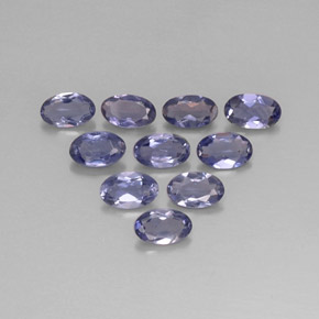  ct natürliche blauer Iolith-Edelsteine, Oval Schliff, VS