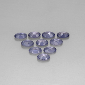  ct natürliche blauer Iolith-Edelsteine, Oval Schliff, VS