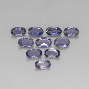  ct natürliche blauer Iolith-Edelsteine, Oval Schliff, VS