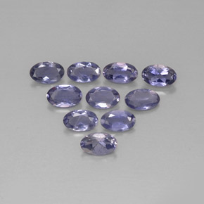  ct natürliche blauer Iolith-Edelsteine, Oval Schliff, VS