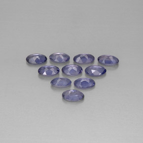  ct natürliche blauer Iolith-Edelsteine, Oval Schliff, VS