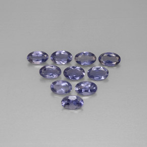  ct natürliche blauer Iolith-Edelsteine, Oval Schliff, VS